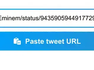 Paste tweet URL preview